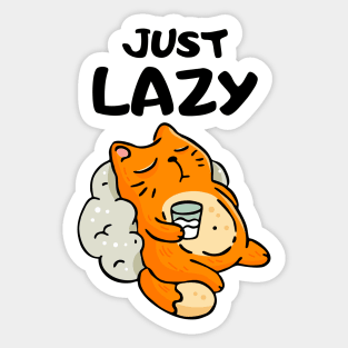 Just Lazy Sticker